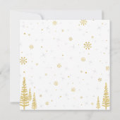 Winter Wonderland - Invitation Anniversaire de enf (Dos)