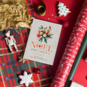 Winter Wonderland Joyeux Noel Carte de vacances