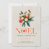 Winter Wonderland Joyeux Noel Carte de vacances (Devant)