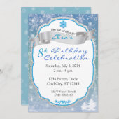 Winter Wonderland Kaart (Voorkant / Achterkant)