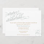 Winter Wonderland Kaart (Voorkant / Achterkant)