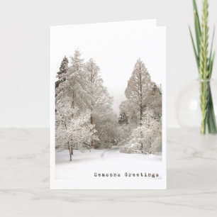 Winter Wonderland Kaarten Seasons Greetings Kaarte