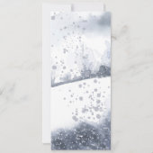 Winter Wonderland Kerstdiner Uitnodiging (Achterkant)