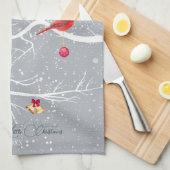 Winter Wonderland kerstFeestdagen Theedoek (Quarter Fold)