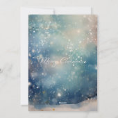 Winter Wonderland kerstkaart (Achterkant)