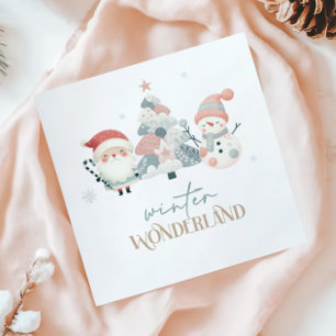 Winter Wonderland Kerstmis Servet