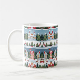 Winter Wonderland kerstpatroon Koffiemok