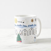 Winter wonderland koffie mok (Voorkant rechts)