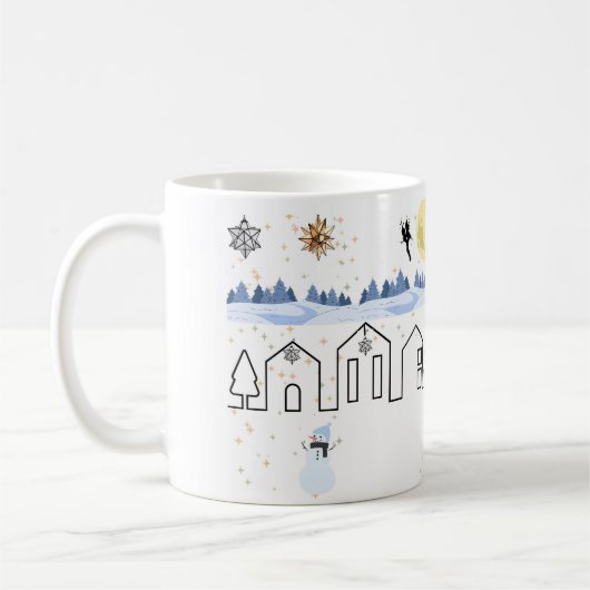 Winter wonderland koffie mok (Links)