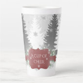 Winter Wonderland Latte Mug - Rouge (Devant)