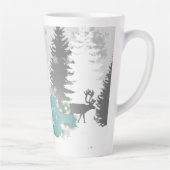 Winter Wonderland Latte Mug - Turquoise (Droite)