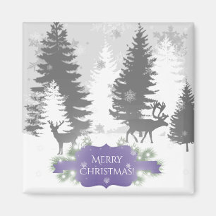 Winter Wonderland Magnet - Purple
