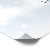 Winter Wonderland Mariage de neige Affiche de bien (Coin)