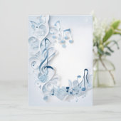 Winter Wonderland Mariage Merci Cartes (Debout devant)