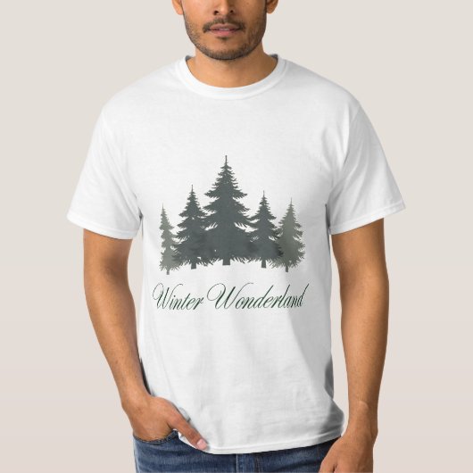 Winter Wonderland Mens T-Shirt (Voorkant)