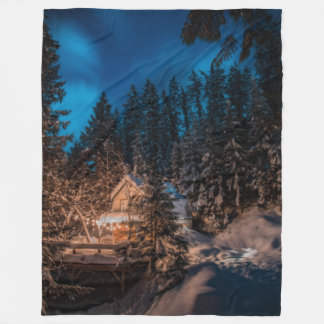 Winter Wonderland Merry Kerstmis Blanket Fleece Deken