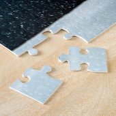 Winter Wonderland met konijn Legpuzzel (Zijkant)