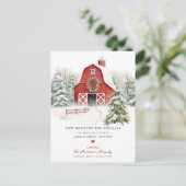 Winter Wonderland Moving Faire-part (Debout devant)