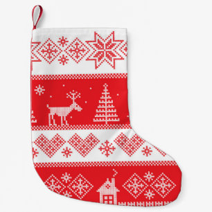 Winter Wonderland: naadloos design. Kleine Kerstsok