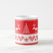 Winter Wonderland: naadloos design. Koffiemok (Center)