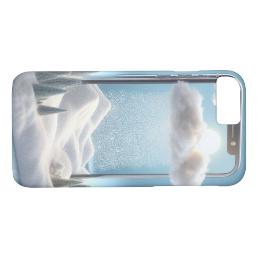 Winter Wonderland op zak Case-Mate iPhone Case (Achterkant (Horizontaal))