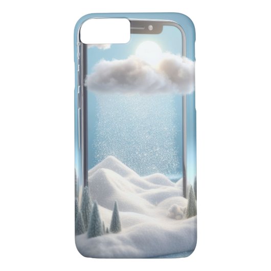 Winter Wonderland op zak Case-Mate iPhone Case (Achterkant)