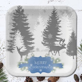 Winter Wonderland Paper Bord - Blue