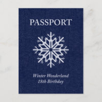 Winter Wonderland paspoort 18e verjaardag