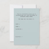 Winter Wonderland paspoort 18e verjaardag Kaart (Achterkant)