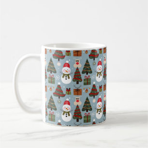 Winter Wonderland Patroon Set Koffiemok