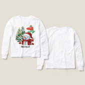 Winter Wonderland - Personalized Long Sleeve Shirt (Motif Recto et Verso)