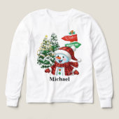 Winter Wonderland - Personalized Long Sleeve Shirt (Motif recto)
