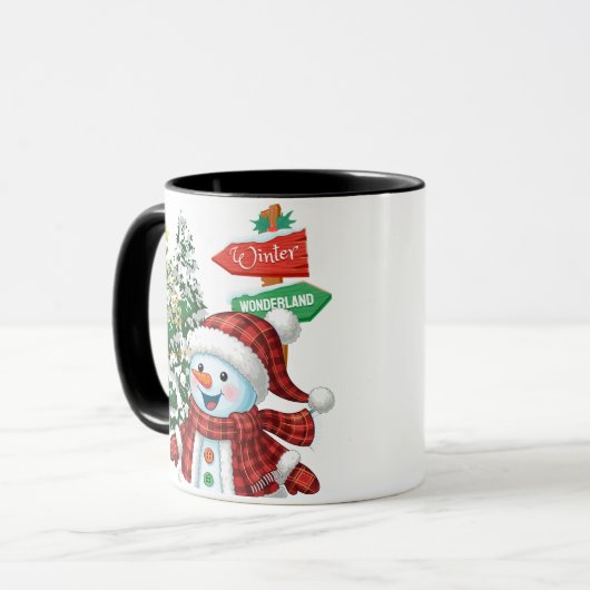 Winter Wonderland - Personalized Mug (Devant gauche)