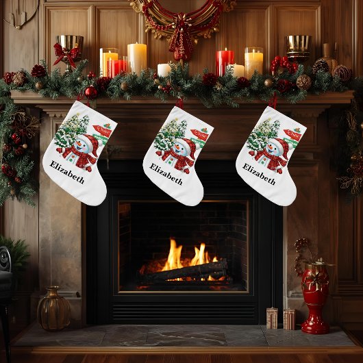 Winter Wonderland - Personalized Stocking Grote Kerstsok