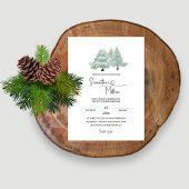 Winter Wonderland Photo Faire-part de mariage