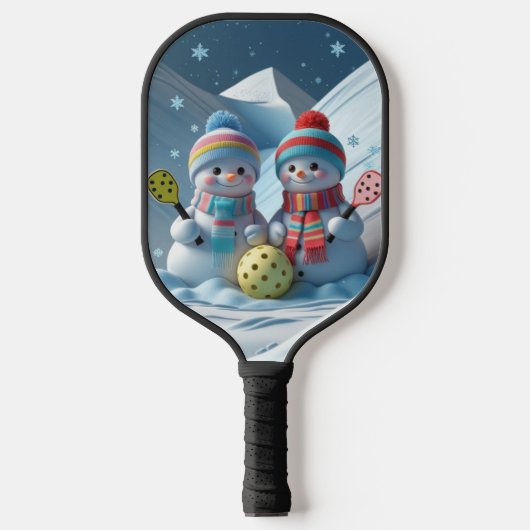Winter Wonderland Pickleball - Snowy Fun op de Co Paddle (Voorkant)