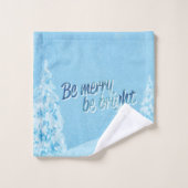 Winter Wonderland, Pine Tree Holiday (Gant de toilette)