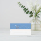 Winter Wonderland Place Card Plaatskaartje (Staand voorkant)