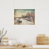 Winter Wonderland Poster of ontkoppelpapier (Keuken)