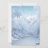 Winter Wonderland Quinceañera Invitation (Dos)