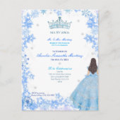 Winter Wonderland Quinceañera Invitation (Devant)