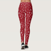 Winter Wonderland Red Leggings (Dos)