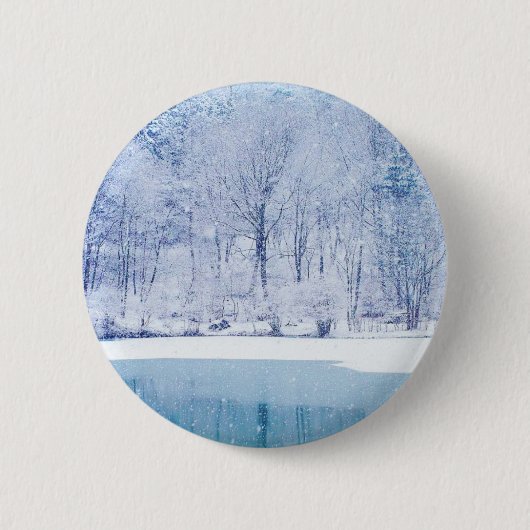 Winter Wonderland Ronde Button 5,7 Cm (Voorkant)