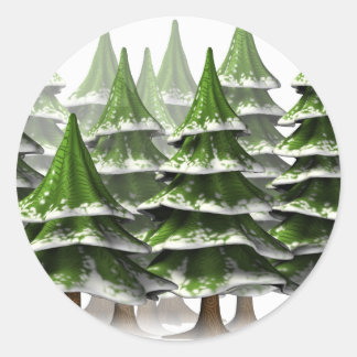 Winter Wonderland Ronde Sticker