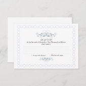 Winter Wonderland RSVP (Devant / Derrière)