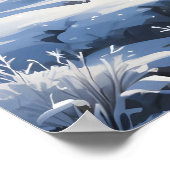 Winter wonderland schilderen poster (Hoek)