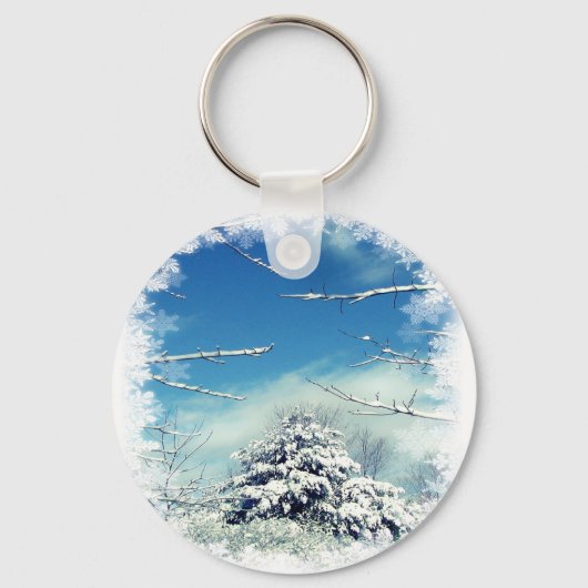 Winter Wonderland Sleutelhanger (Voorkant)