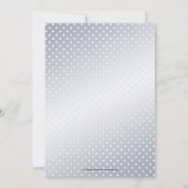 Winter Wonderland Sneeuw Bruids Douche Uitnodiging (Achterkant)