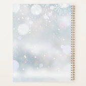 Winter Wonderland Sneeuwbruiloft Planner (Achterkant)