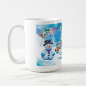 Winter Wonderland sneeuwvolk mok douanenaam (Links)